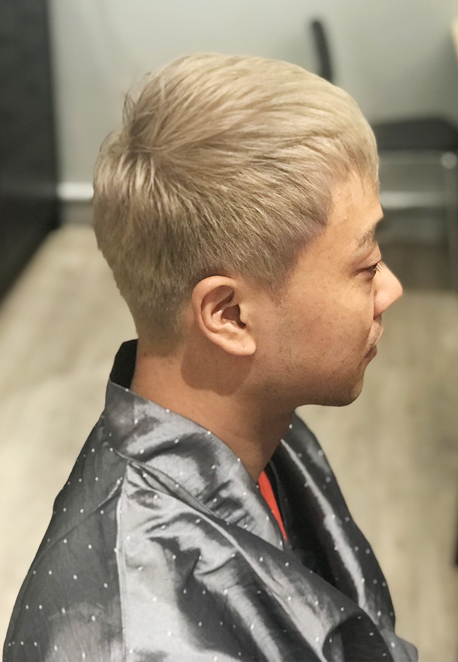 Ash Blonde Hair Color - The Wiz Korean Hair Salon, Singapore